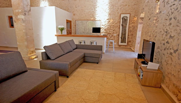 Coin salon dans le hall