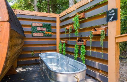 Fox&Hound Cabin: Cold Plunge, Sauna, Hot Tub, Dogs - Foto 8