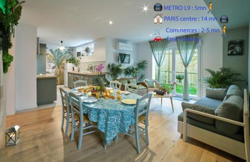 3p - 70m2 CAPUCINE au calme avec jardins - Foto 4