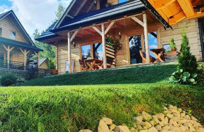 Borowikowe Zacisze drewniane domy z kominkami - Foto 4