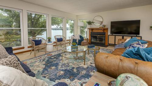 Waterfront 3BR Loft w Dock on Lake of Egypt - Foto 4