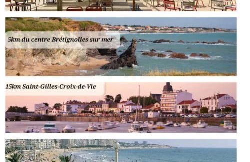 Maison 4p jacuzzi privé couvert 1,6km Ocean - Foto 16