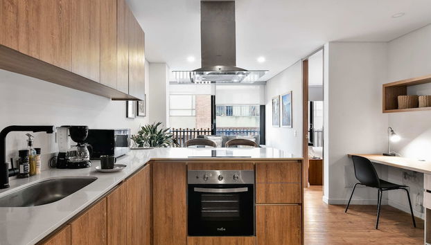 w Prestigious 1BR w Balcony in Usaquen - Foto 5, Habitación