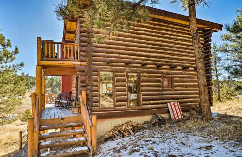 Classic Colorado Log Home with Mountain Views! - Foto 25