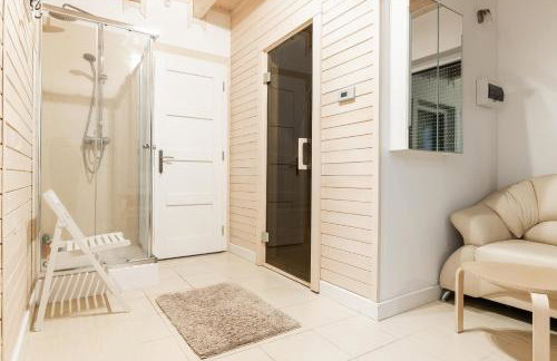 Babiogórska Perełka w skandynawskim stylu z sauną i kominkiem - Foto 14