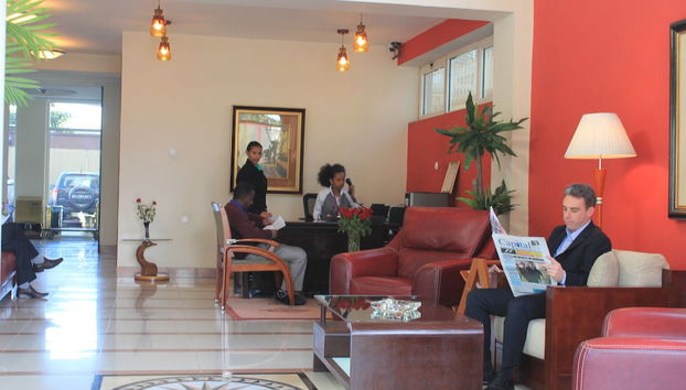 Sitzecke in der Lobby