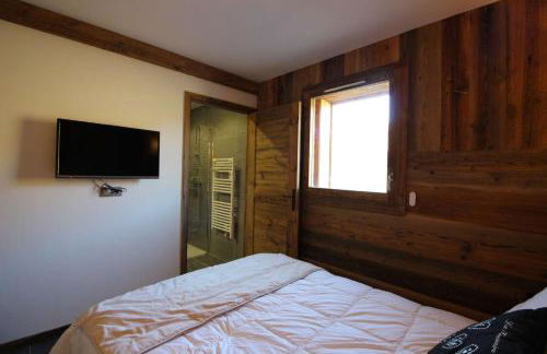 ODYSSEE B203 Vaste appartement en vieux bois sur les pistes, vue panoramique - Foto 7