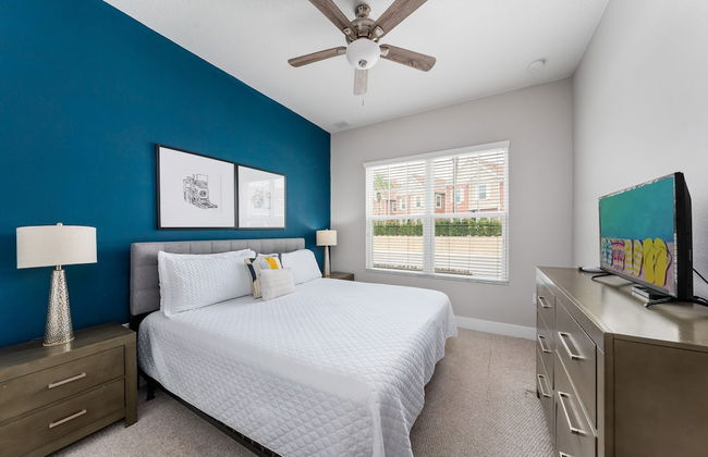 4 BR 4 BA Villa 5min Disneyworld 1804ft Gym - Foto 44