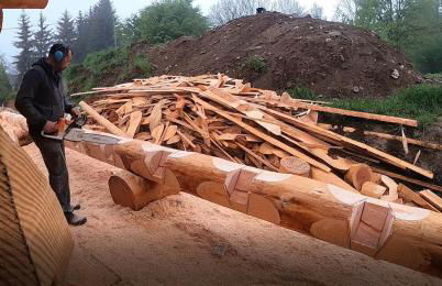 Wood log chalet - Foto 52