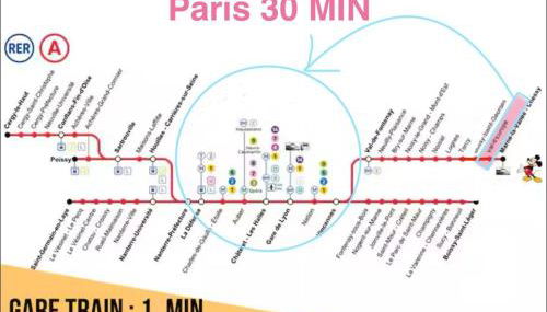 Disney, very spacious comfortable 3 bedrooms family apartment, 8 pers, wifi, NETFLIX - Foto 3