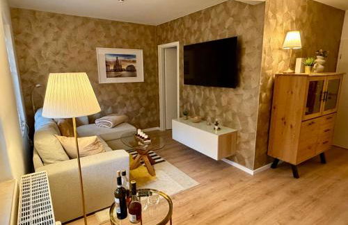 Ferienwohnung Kathy - Moderne, stilvolle Ferienwohnung mit Balkon, Sauna und kostenlosem Parkplatz im schönen Elbsandsteingebirge - Foto 15