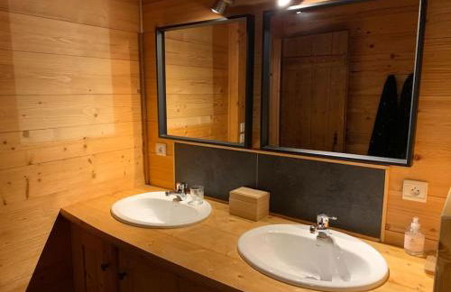 Superbe CHALET (14 personnes) & SAUNA au pied du Mont Blanc - Photo 42