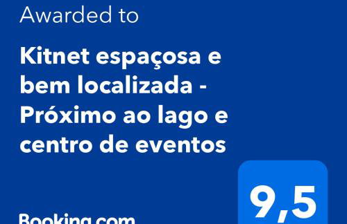Kitnet espaçosa e bem localizada - Próximo ao lago e centro de eventos - Foto 36