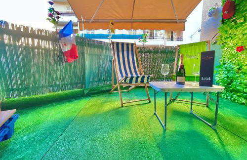 studio city center beach side free paddle beautiful terrace - Foto 35