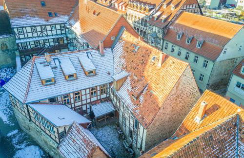 himmlischer Hof - Juwel von 1477 mit P, romantischer Innenhof, Kamin, Öko, Denkmal - Foto 38