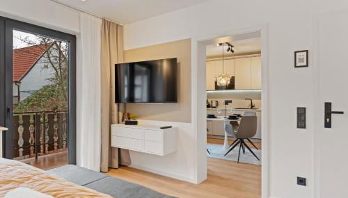 1-2 Personen - Parkplatz - Fahrradgarage - Zentrum - Küche - Balkon - Klima - Foto 4