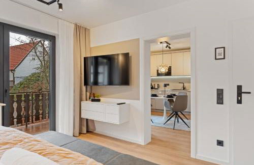 1-2 Personen - Parkplatz - Fahrradgarage - Zentrum - Küche - Balkon - Klima - Foto 4