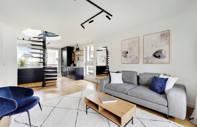 Exclusive Apt w/ Rooftop -2bd/4p Porte D'auteuil - Photo 1