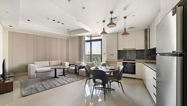 Modern 1BR With Stunning Views in Business Bay - Foto 2, Habitación