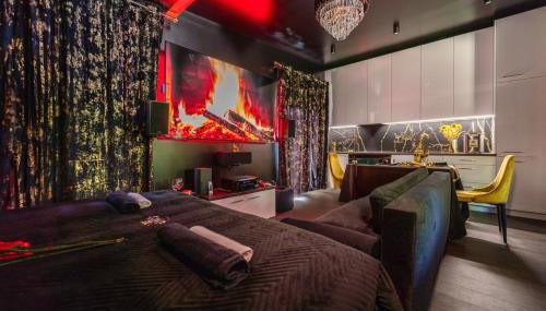 RoyalRelax Apartament w Lesie z Jacuzzi, Kinem domowym 88' - Białystok - Foto 4