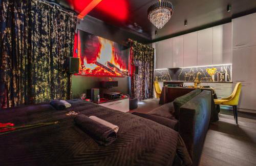 RoyalRelax Apartament w Lesie z Jacuzzi, Kinem domowym 88' - Białystok - Foto 4