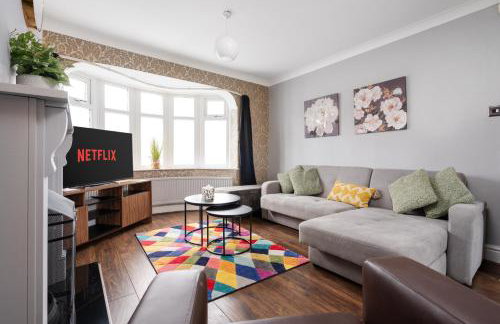 Elegant 3-Bedroom Manchester Retreat Free Parking KeenzChillz - Foto 18