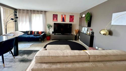 Appartement climatisé 3 étoiles T3 chic à Strasbourg avec billard et terrasse - Foto 2