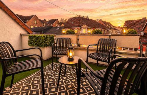 Gelbe Koffer - Vintage Maisonette Neunkirchen - 2 SZ - Self-Check-in - Balkon - Parkplatz - 1 km zum Zentrum - bis 4 Pers - Foto 6