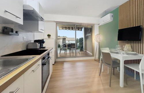 Appart avec terrasse, piscine, tennis et pétanque - Foto 5