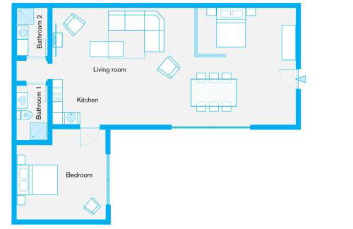 The Melchior, Luxury Industry Loft in Mitte, group & family friendly, 2 bath rooms, big dining table, ideal for 4 - 6 Guests - Foto 14