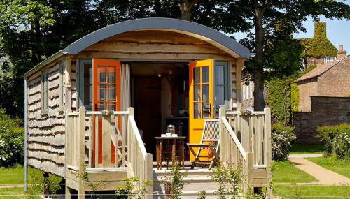 Hornington Manor Luxury Shepherd Huts - Foto 2, Garden view