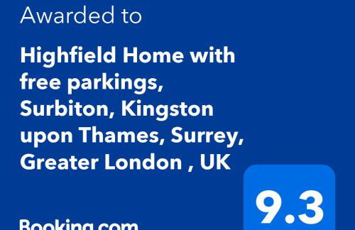 Highfield Home with free parkings, Surbiton, Kingston upon Thames, Surrey, Greater London , UK - Foto 25