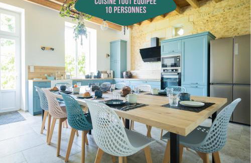 CENTER PARCS à 5min - Idéal Familles & Groupes - 3 parkings - Piscine - Jardin clos - Au calme - Châteaux de la Loire - Foto 39