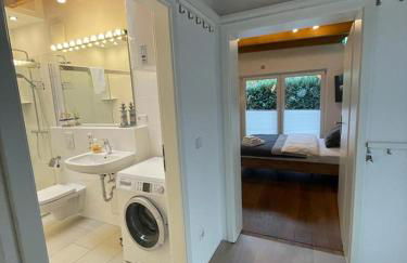 Ferienwohnung im Stadtzentrum von Bernau - Komfortable Wohnung mit 2 Zimmern, Bad, Spülmaschine, Waschmaschine, komplette Küche, WLAN, Terrasse, ruhige Lage - Foto 9