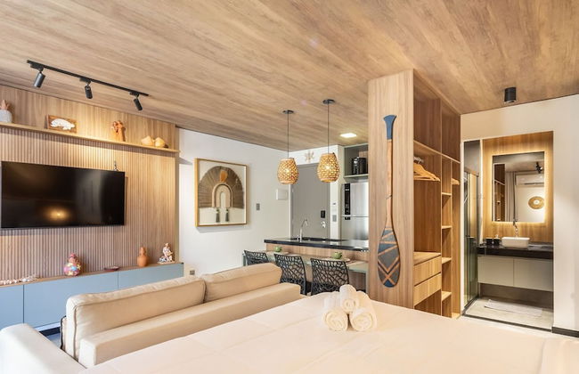 NWTs - Estúdios com Vista Lateral Mar - Photo 11