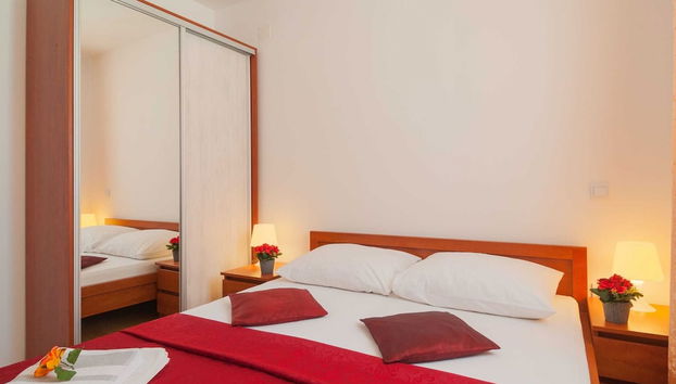 Apartments Island Beat - Two Bedroom Apartment With Balcony and Sea View - Foto 2, Habitación