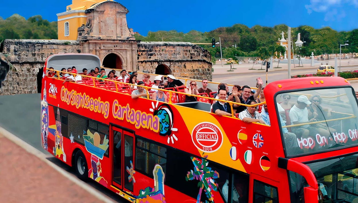 Autobus turistico di Cartagena