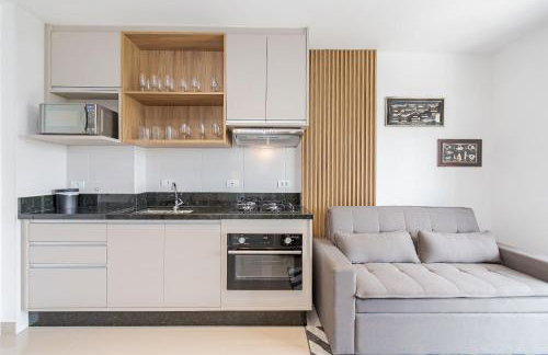 Apto de 1 Quarto com Sofá-Cama na Sala - LHP1004 - Foto 5