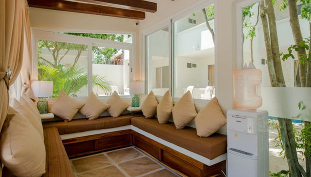 Sala de estar do lobby