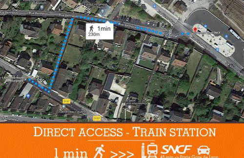 Appartement standing à 7min de Fontainebleau centre, 3min de Moret-sur-Loing et 45min de Paris (1min à pied de la gare) - Foto 26