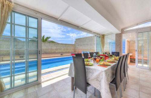 Villa Teide Sol con piscina climatizada, Playa Fañabe, Costa Adeje - Foto 18