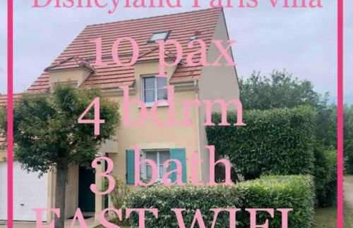 DISNEY & PARIS Happy Villa for 10 persons with Private Garden & Terrace 4 bedrooms, 3 bathrooms FIBER Wifi Netflix & free Parking - Foto 3