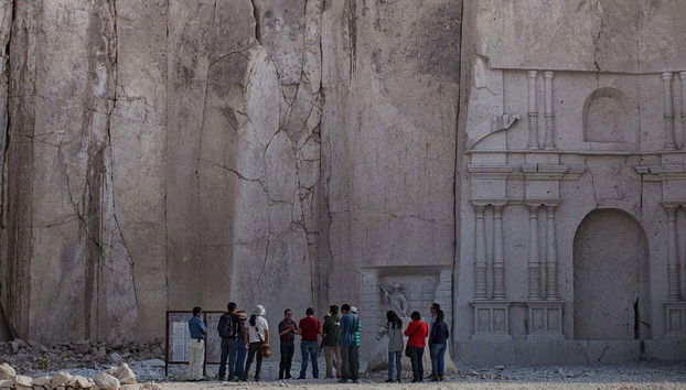 Visite en groupe des carrières