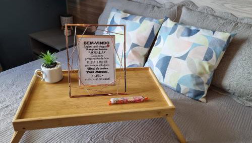 Flat luxo, mobiliado c/ ar, wi-fi, pisc. e academia - Foto 4