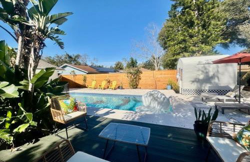 Tropical escape Pool Garden & Patio Near Tampa - Foto 48