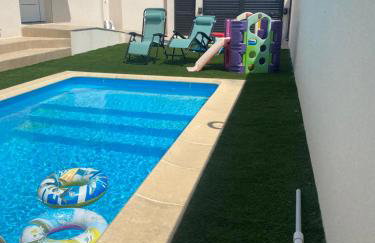 villa 8 personnes clim, piscine, parking - Photo 2