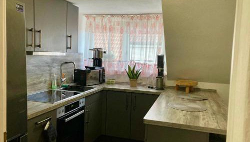 Helle Ferienwohnung in Lichtenfels Schney - Foto 3, stove, dishwasher