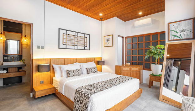 2BR Private Pool Villa in Ubud - Foto 4, Habitación