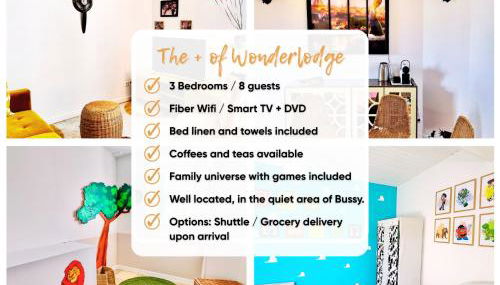 Maison Disney WonderLodge - Proche Paris et Parc Disney - 8 voyageurs - Foto 3