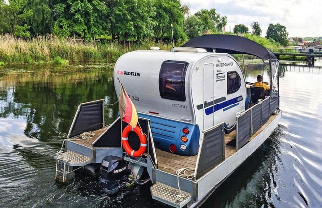 Hausboot auf der Peene, Demmin - Foto 1